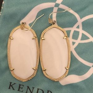 Kendra Scott Danielle drop earrings in ivory